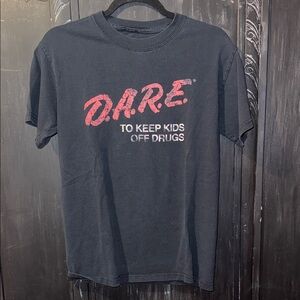 Vintage Black D.A.R.E. Graphic T-Shirt